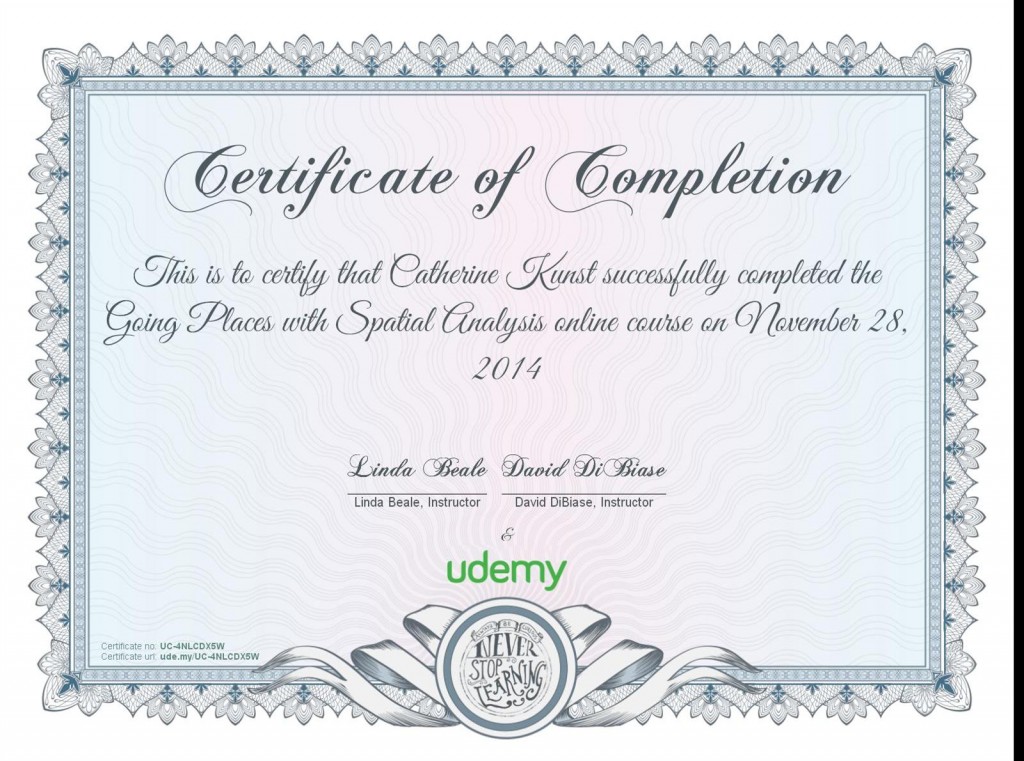 udemy cert