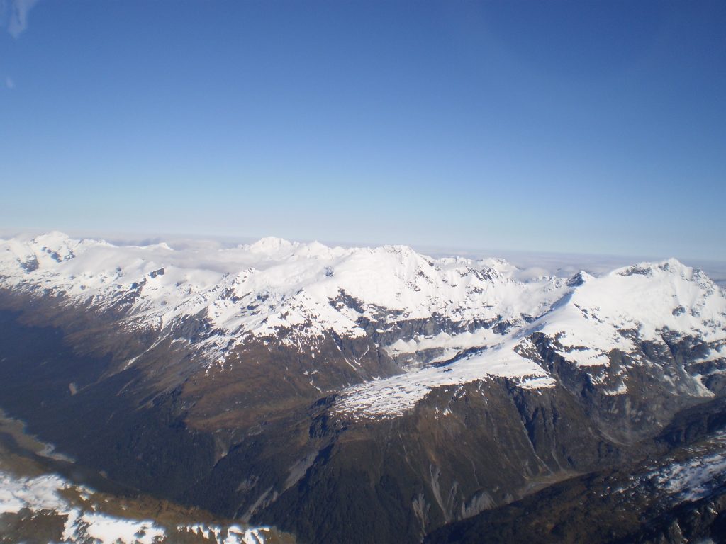 View from the sky - perfect clear day