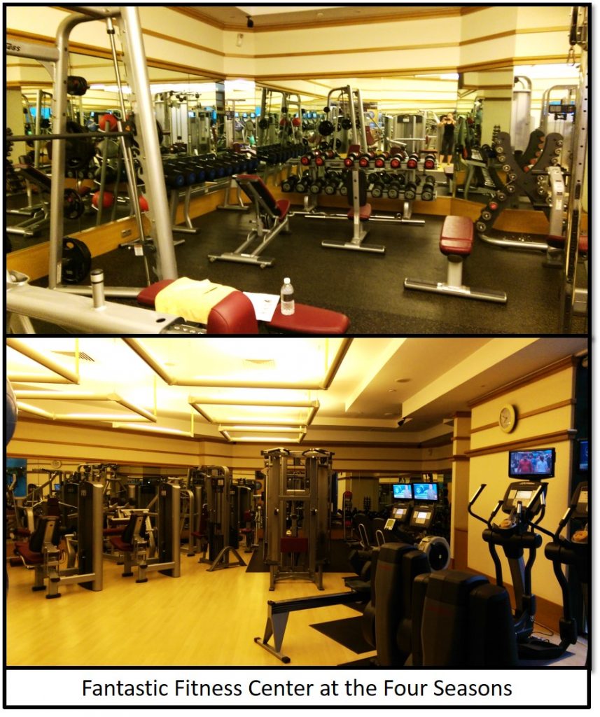 Gym at the Four Seasons Singapore