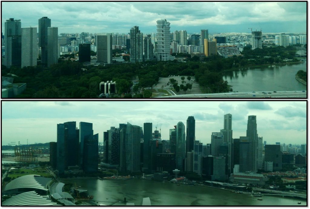 Views of Singapore from the Singapore Flyer