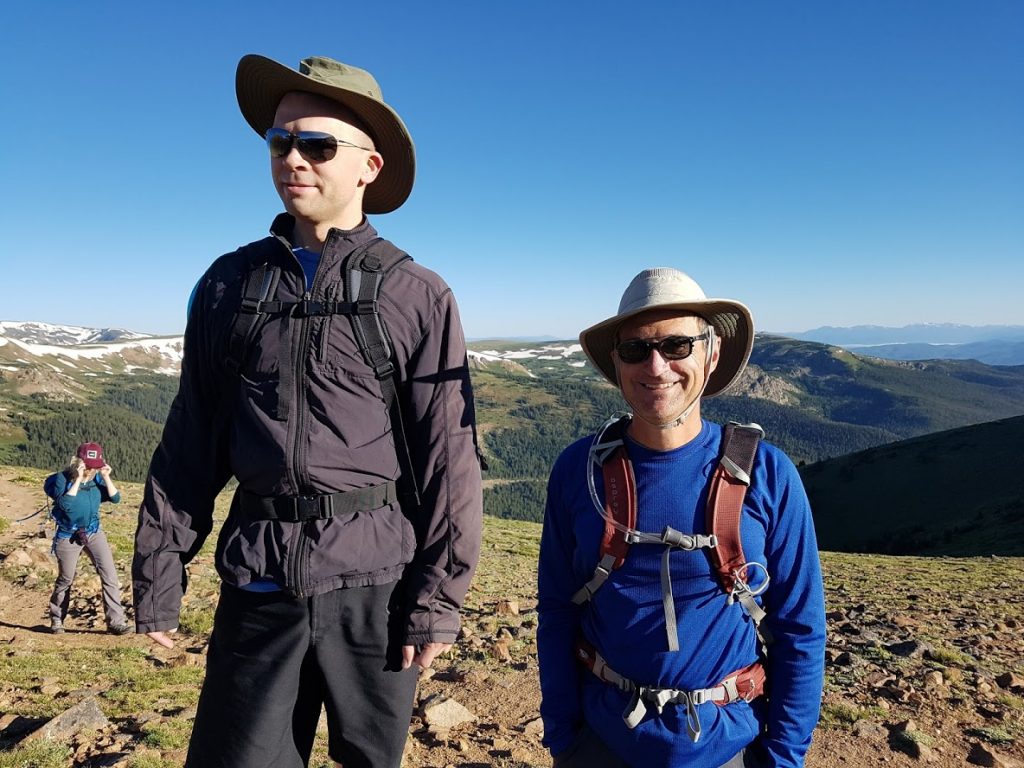 Top of Mt. Flora with Friends