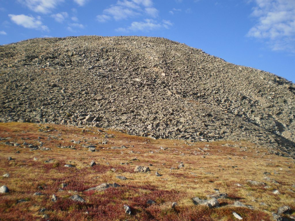 Image of Top of Mt. Audubon. Rocks lots of rokcs. 