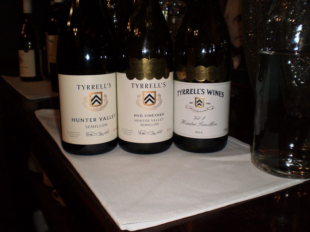 Tyrrell's Semillon Wine bottles